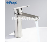 СМЕСИТЕЛЬ ДЛЯ РАКОВИНЫ FRAP G1048 БЕЛЫЙ