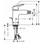 СМЕСИТЕЛЬ ДЛЯ БИДЕ HANSGROHE 71200000