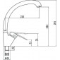 Смеситель Кухня Fmark FM4166W белый