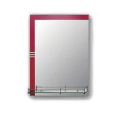 Frap F639-43 Зеркало с полкой, красное 80х60