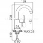 Смеситель для раковины Ledeme L1098-3