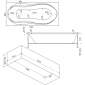 Ванна акриловая (180 х  80) BAS "Ямайка"