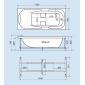 Ванна акриловая (170 х  75) Triton "Диана" без сифона