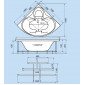 Ванна акриловая (160 х 160) Triton "Сабина" без сифона и без экрана