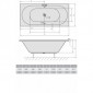 Акриловая ванна Redo  Viva  (170x70) см без экрана