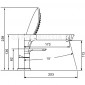 СМЕСИТЕЛЬ ДЛЯ ВАННЫ GAPPO G1148