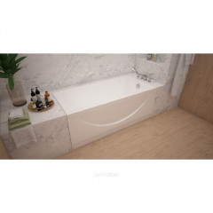 Ванна акриловая Loranto Milton 170x70 см с экраном