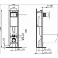 Комплект инсталляции Ideal Standard Exacto X022601 с крышкой-сиденьем микролифт