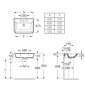 Раковина Roca  "GAP" (65Х47) см