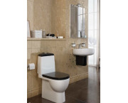 Унитаз-компакт Sanita luxe "Best" Color Black с микролифтом